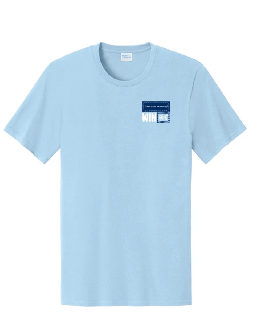 Front of shirt