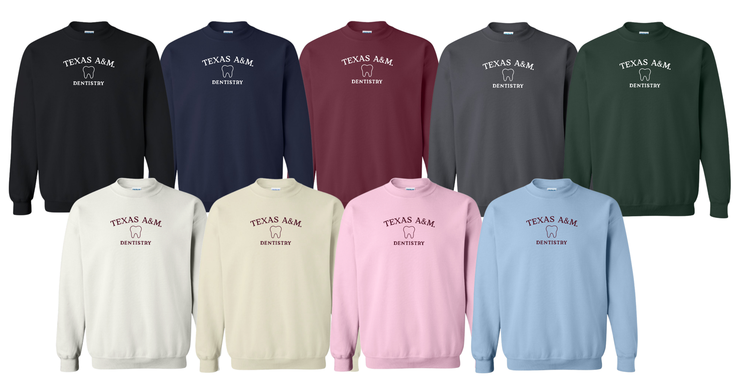 TAMCOD Embroidered Crewneck Sweatshirt