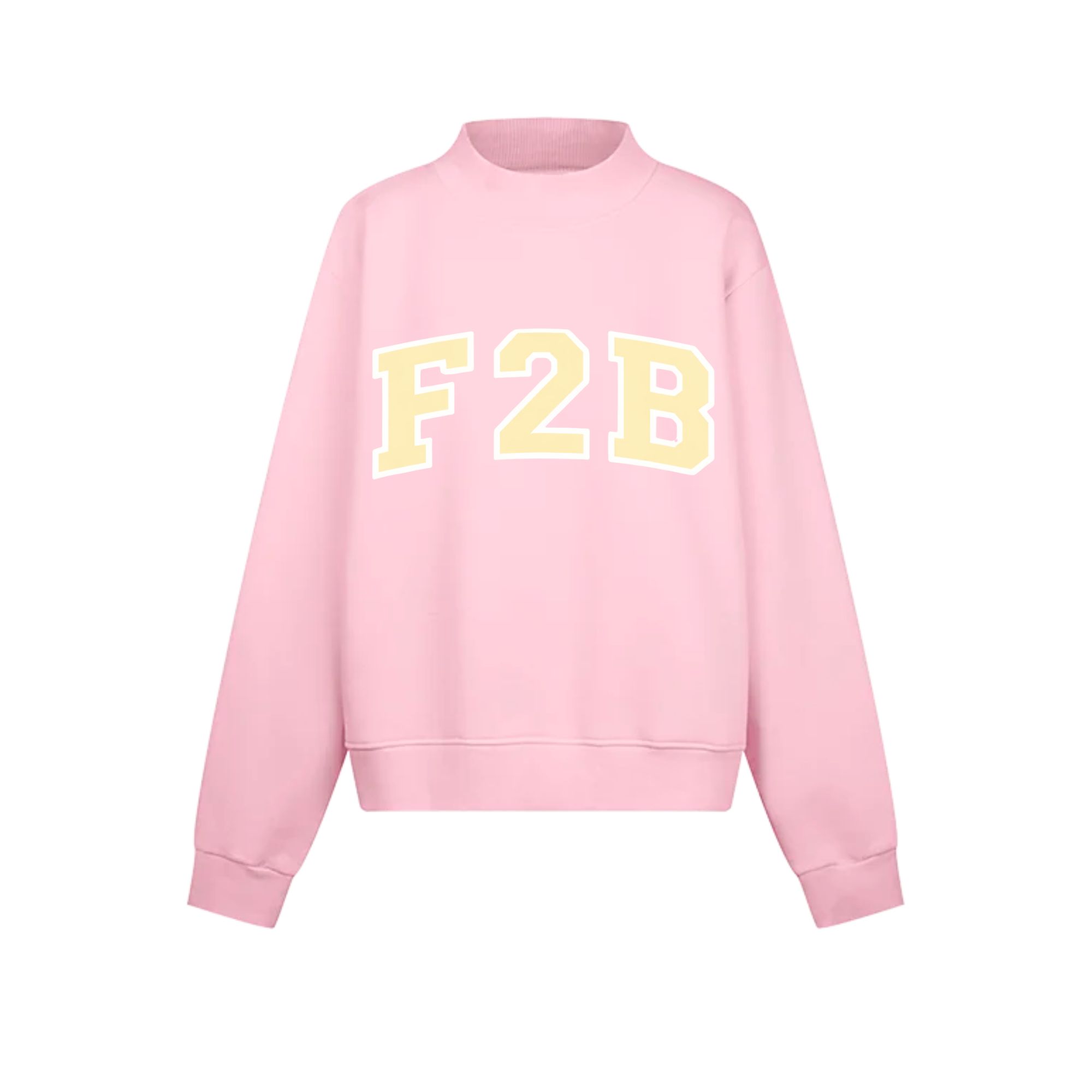 Pink F2B Mockneck Sweatshirt