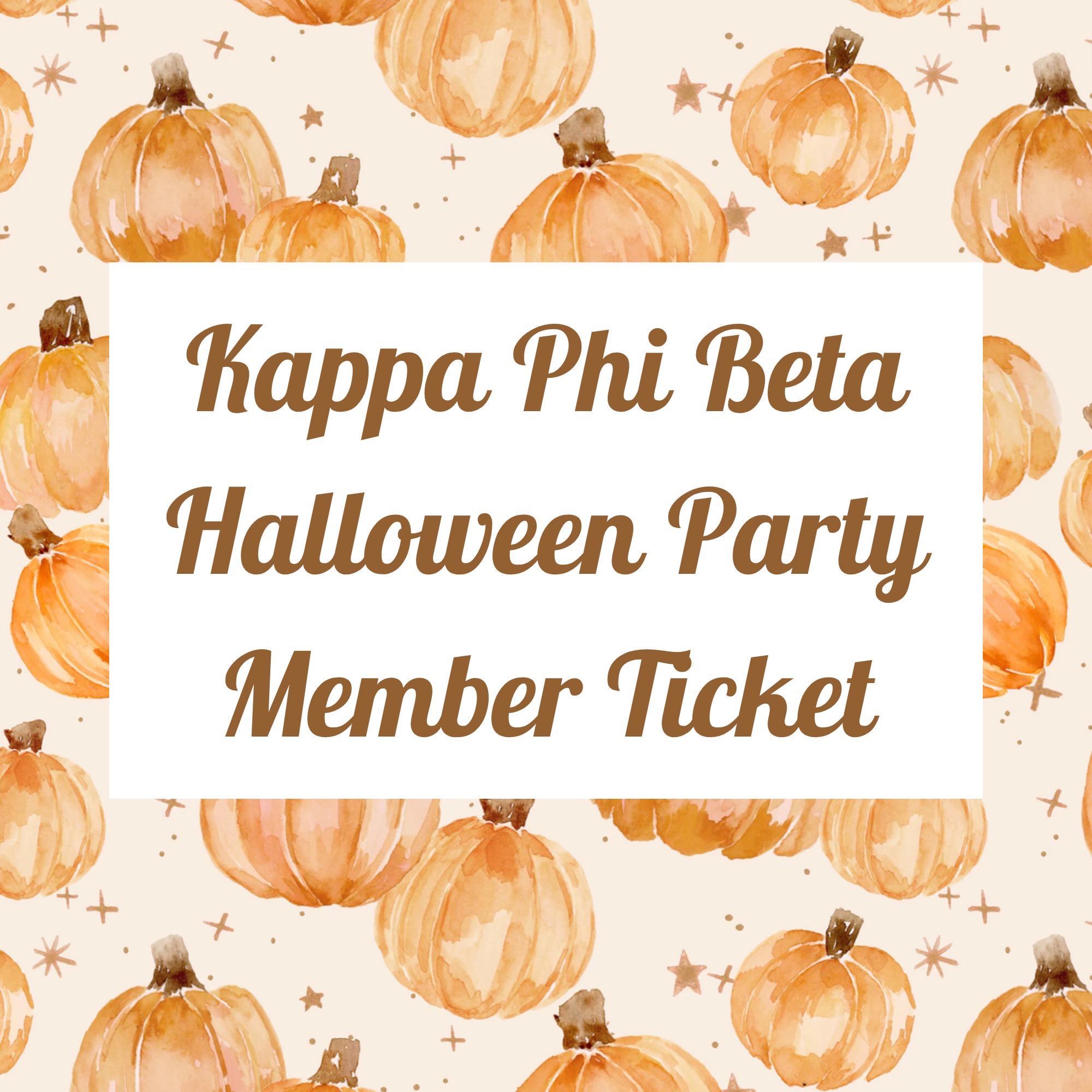 Halloween Party Fall '26 Member Payment