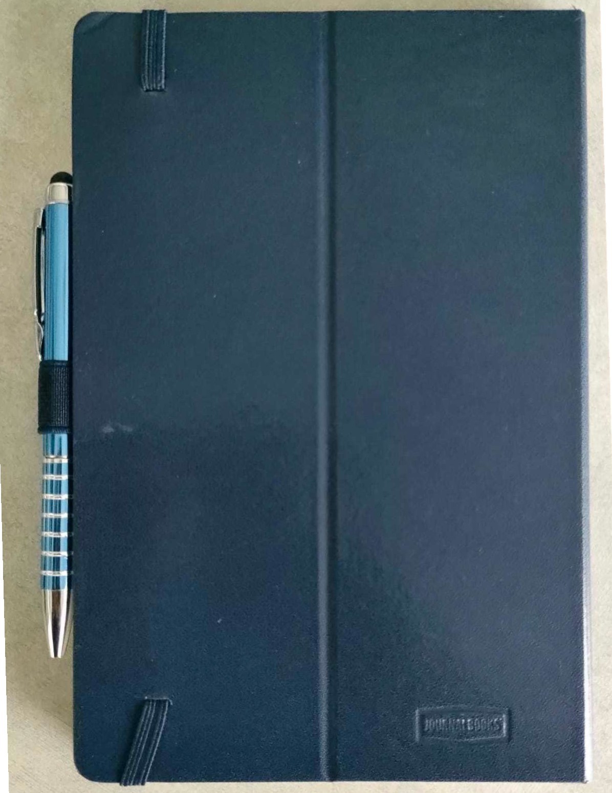 Blue Hardcover Notebook with Pen (Old Logo)