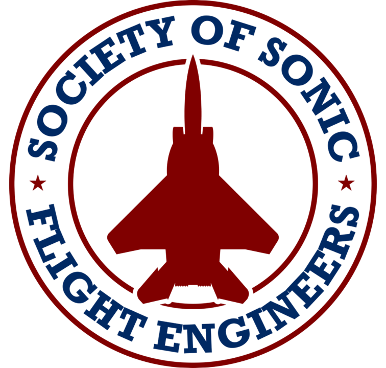 SSFE delta-wing plane logo