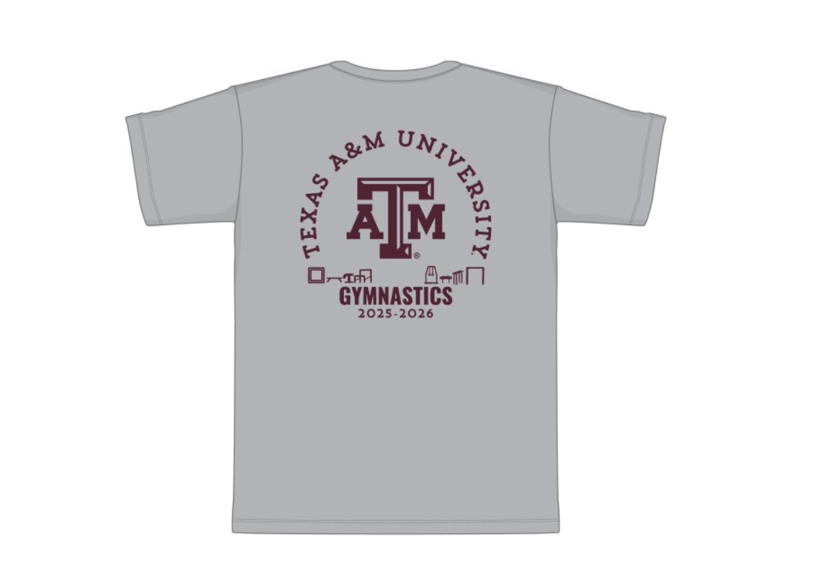 2025-2026 A&amp;M Gymnastics Team Shirt