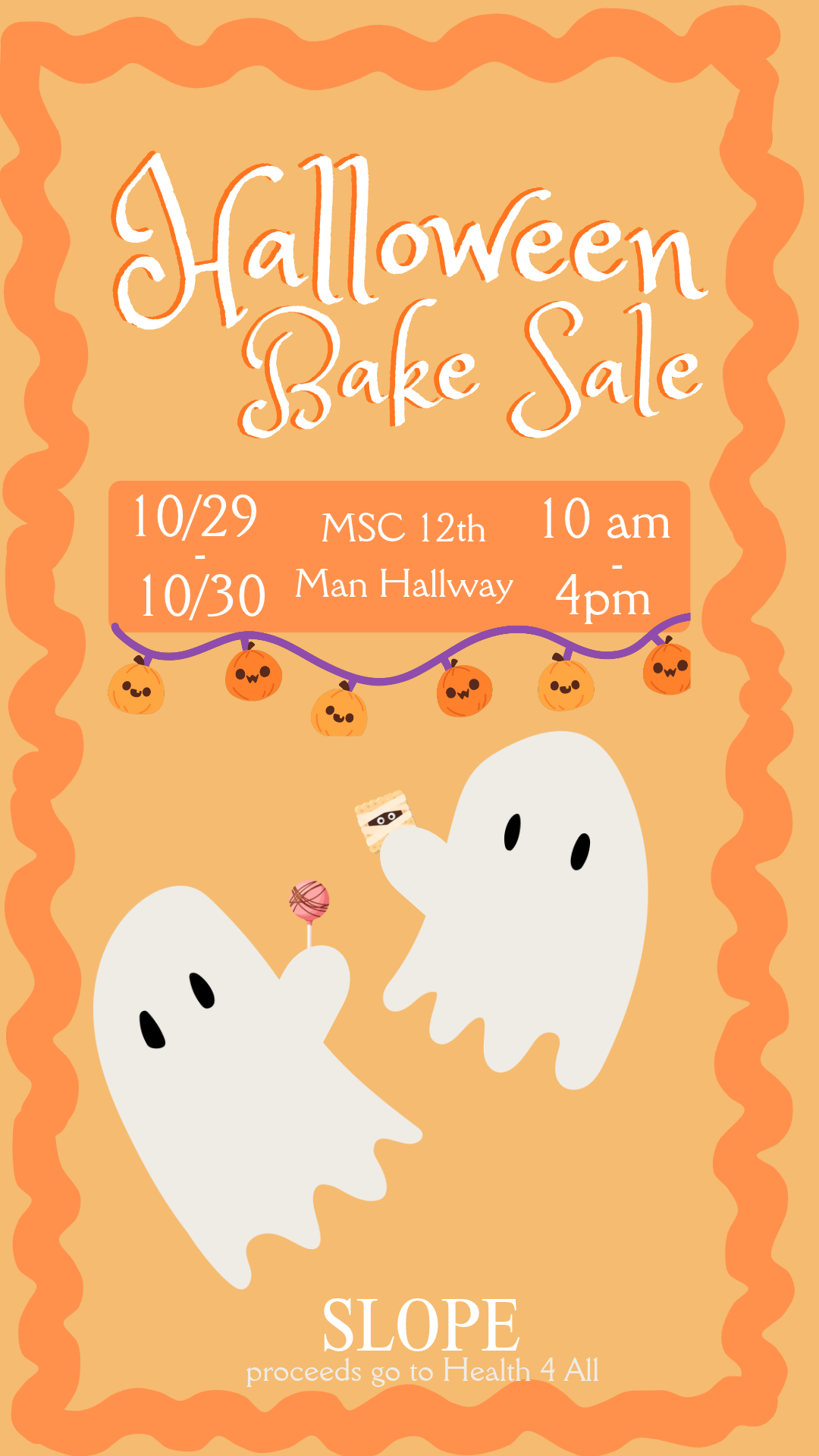 SLOPE Fall Bake Sale Item