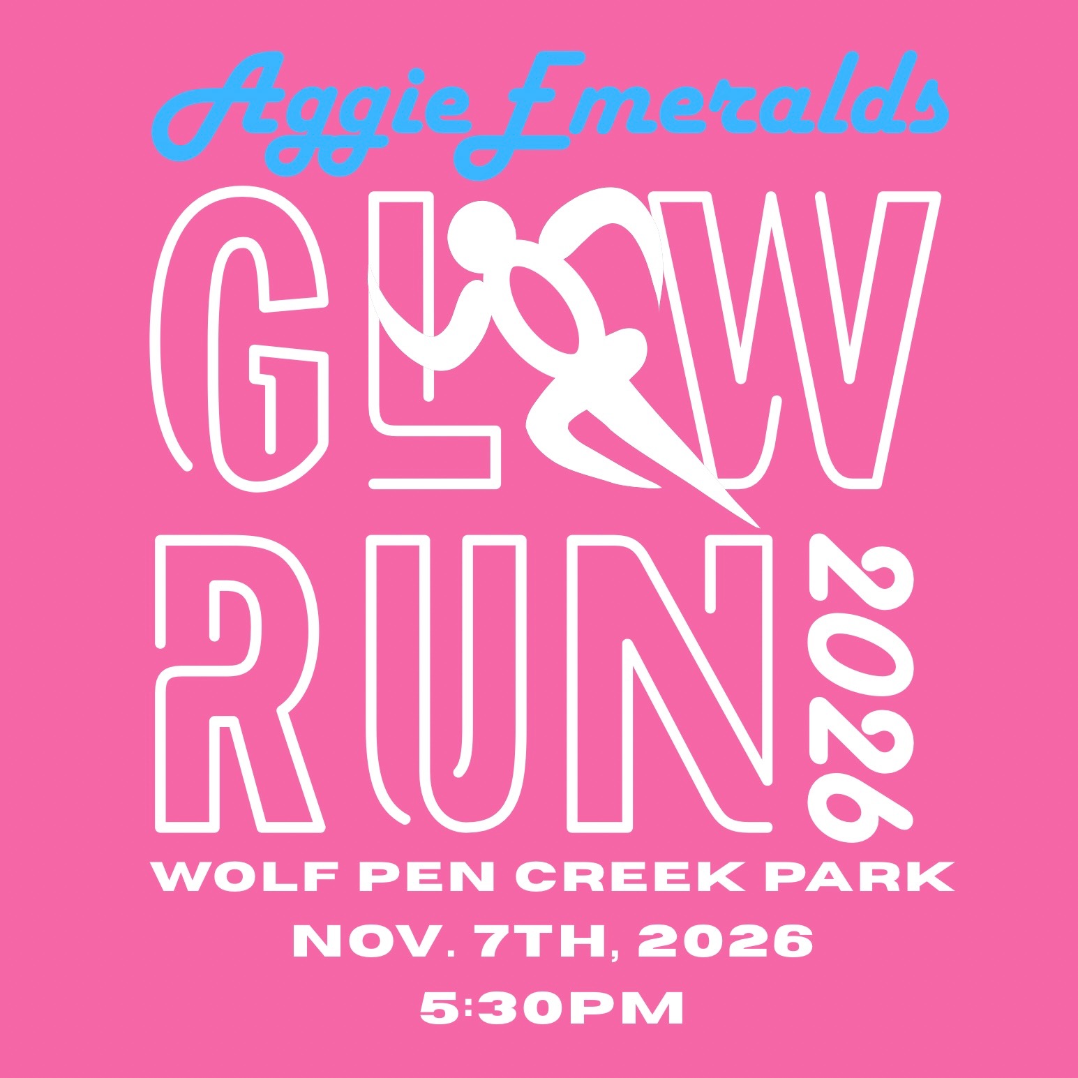 Glow Run 2026 Flyer