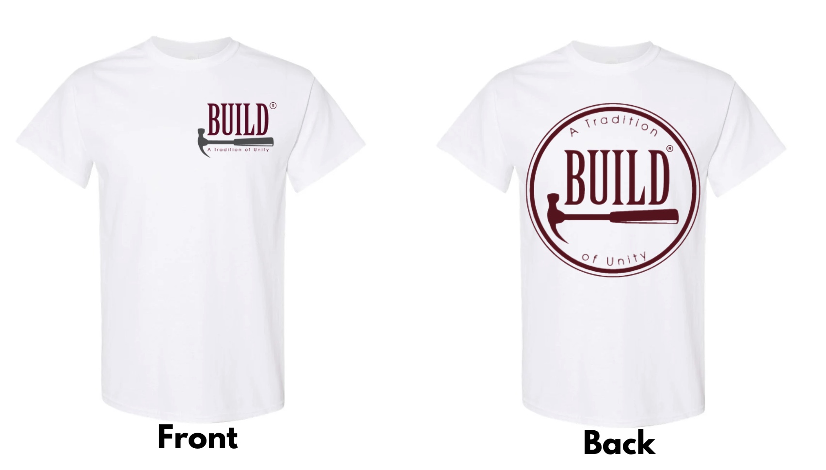 BUILD Basic White T-shirt