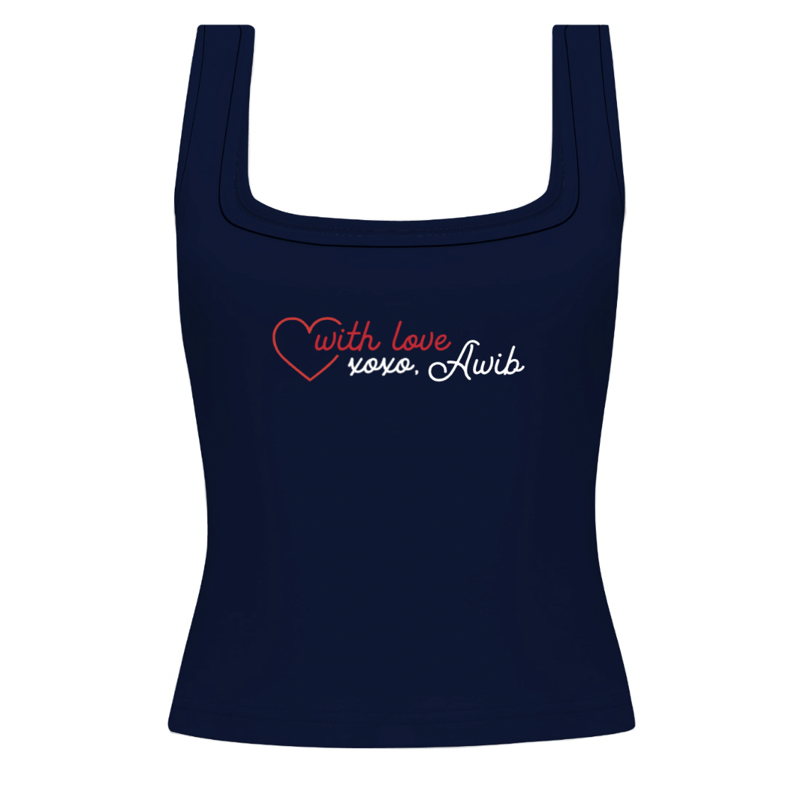 AWIB Spring 2026 Navy Blue Tank Top