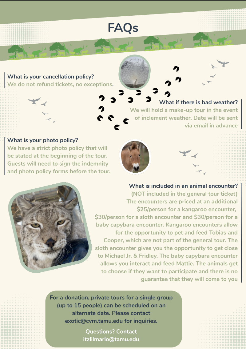 Winnie Carter Wildlife Center Tours