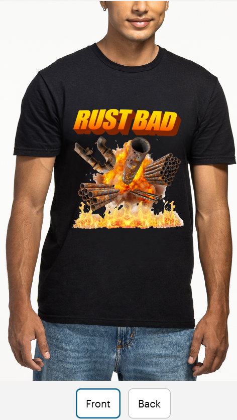 Rust Bad T-Shirt - Black