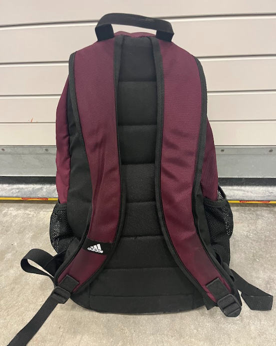 Maroon Adidas Backpack