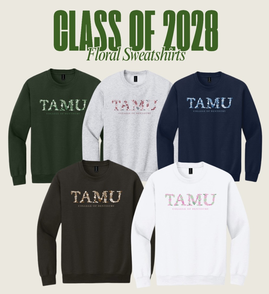 TAMCOD Embroidered Floral Crewneck