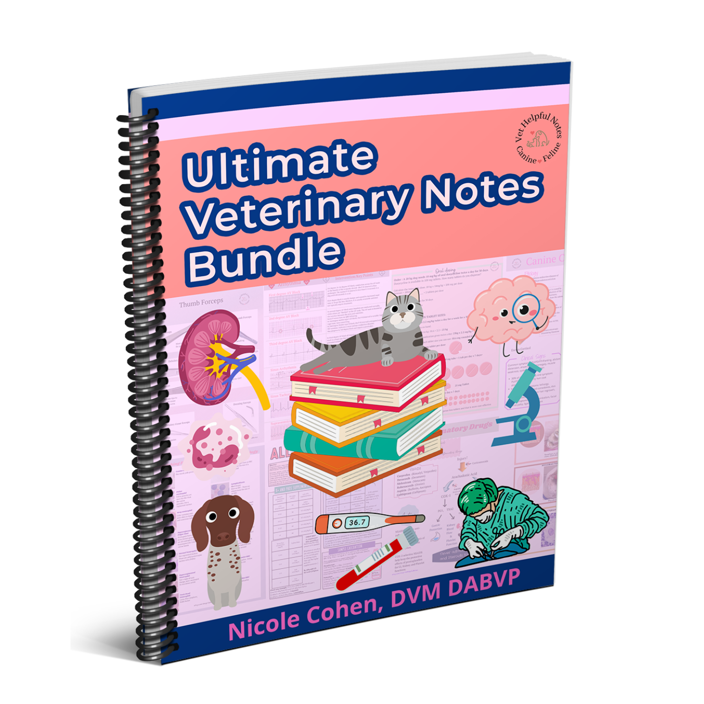 Ultimate Veterinary Notes Bundle Spiral-Bound Hard Copy (2026)