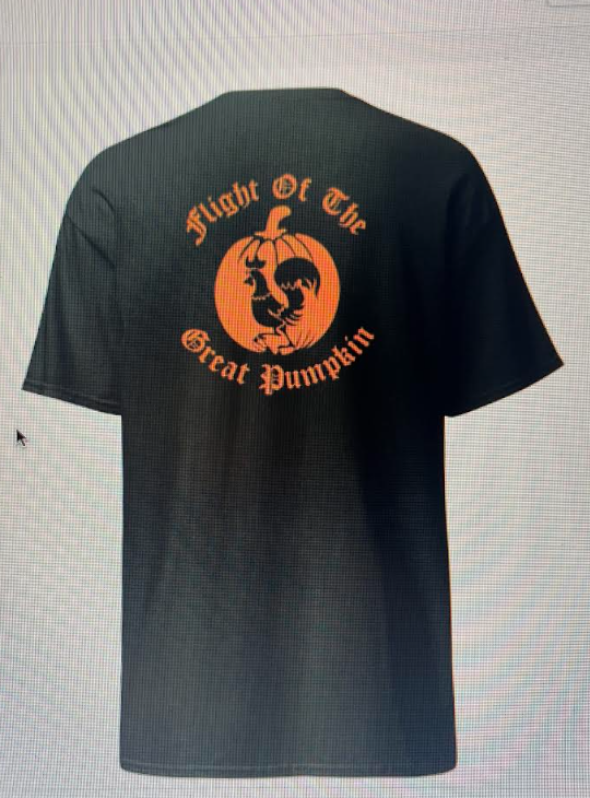 Black and Orange Flight of the Great Pumpkin Shirt
