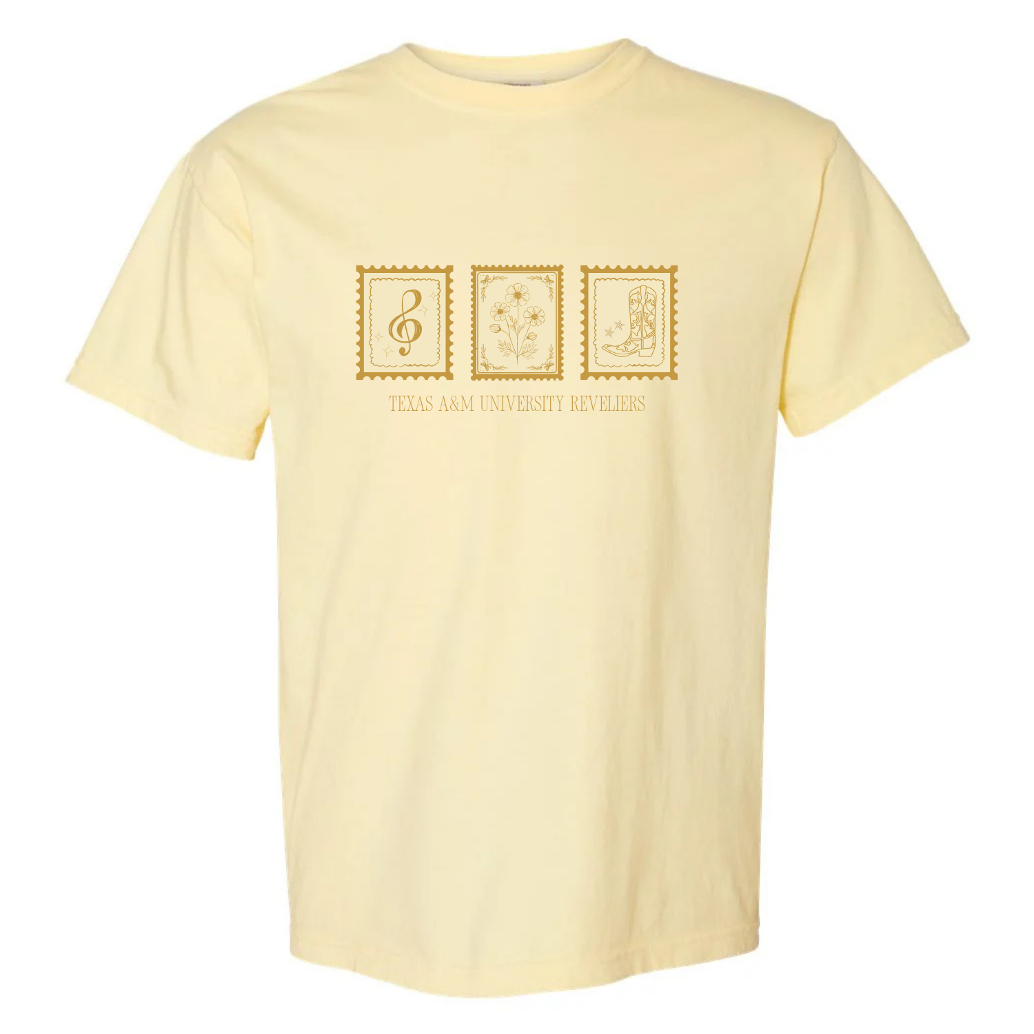 Reveliers Spring Merch Fundraiser- Stamp Tee