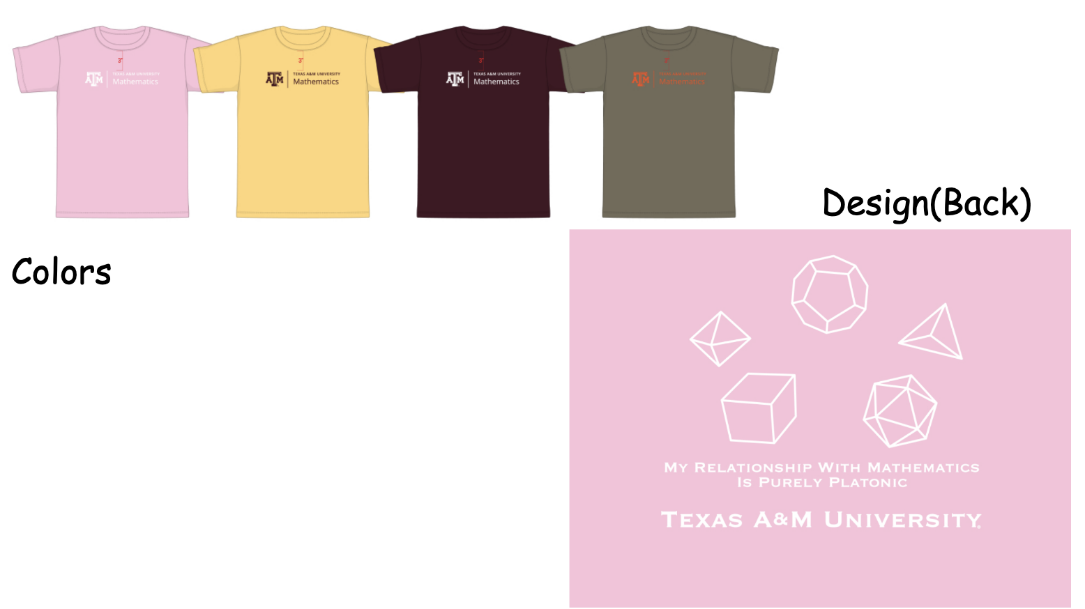 Texas A&amp;M Math T-Shirts