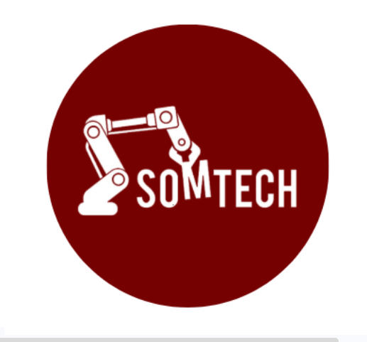 Maroon SOMTECH Button