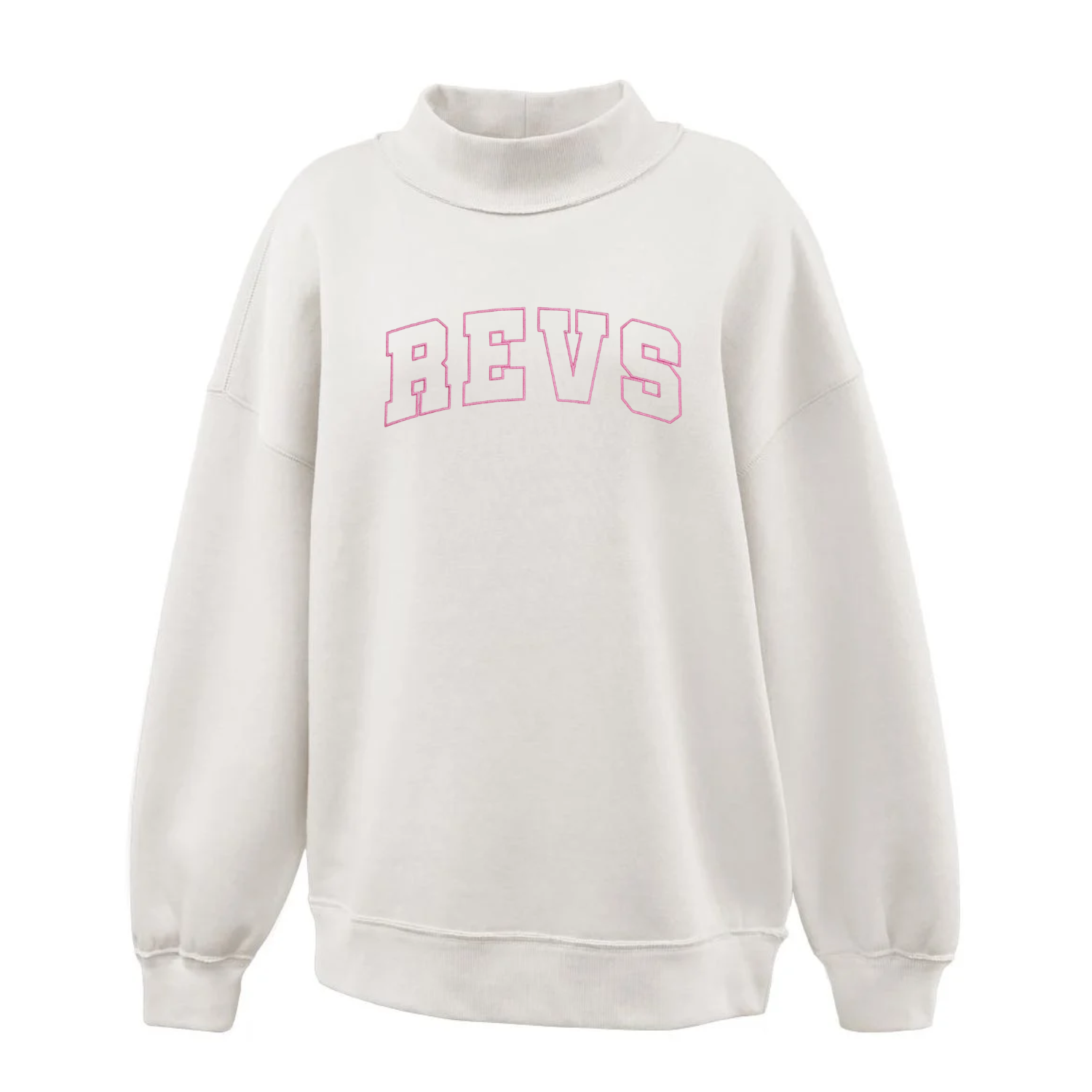 Reveliers Spring Merch Fundraiser- Embroidered Mock-Neck