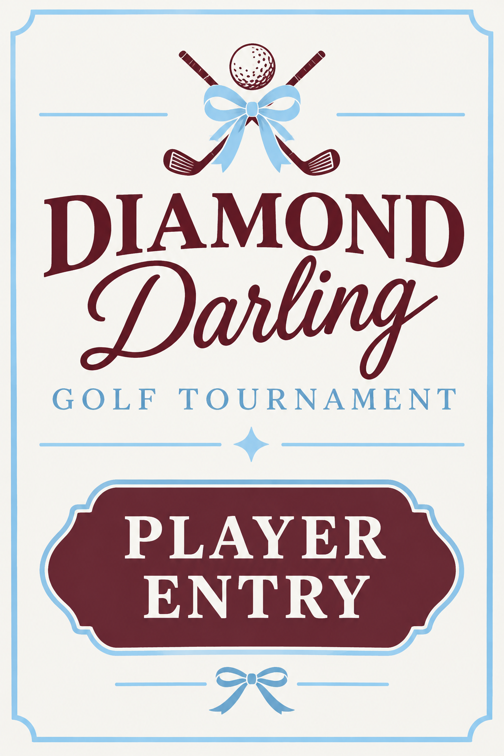 Adult- Golf Tournament Player Entry Fee