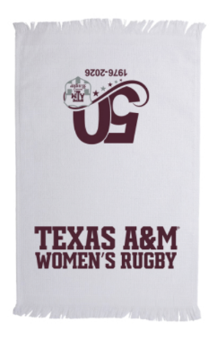 Aggie Rugby 50-year Anniversary Towel