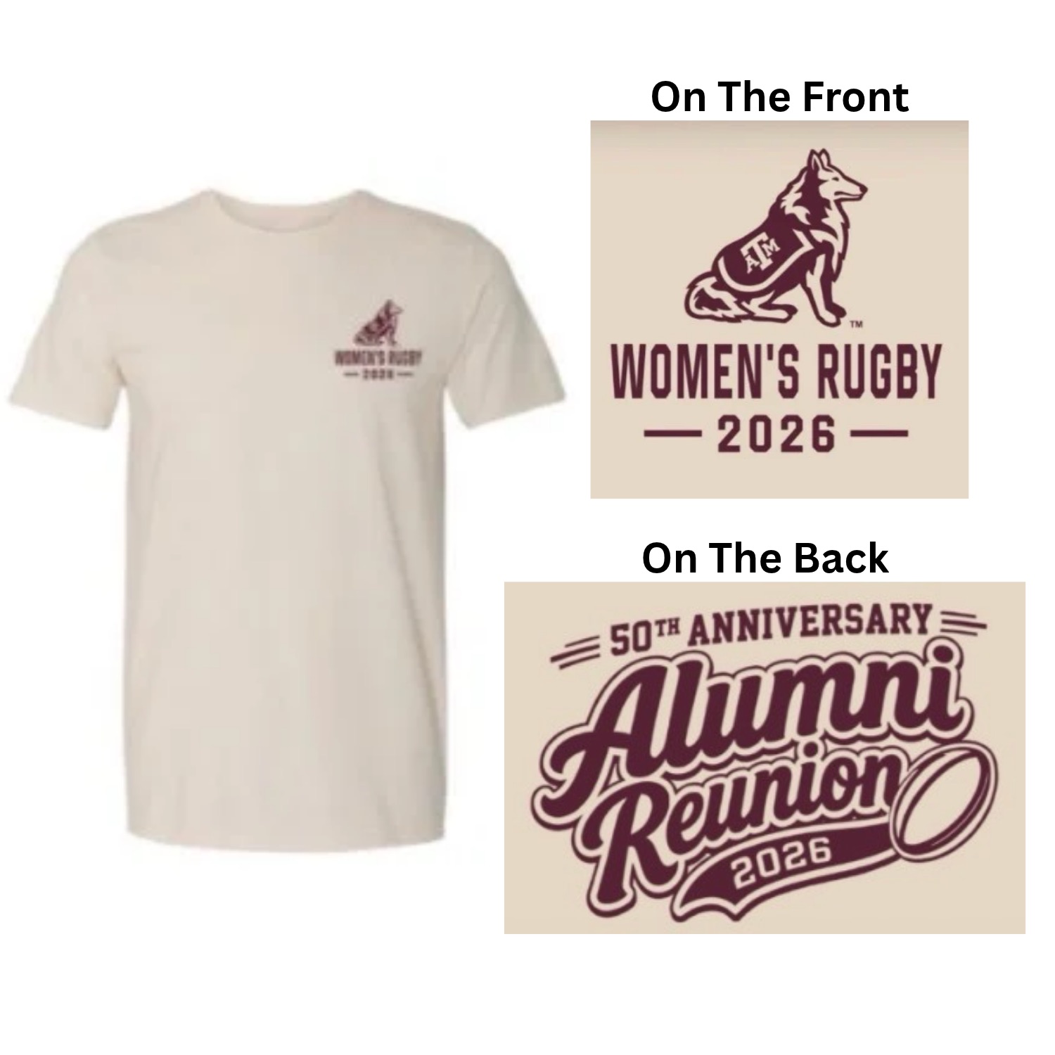 TAMU Women's Rugby Club Alumni T-Shirt