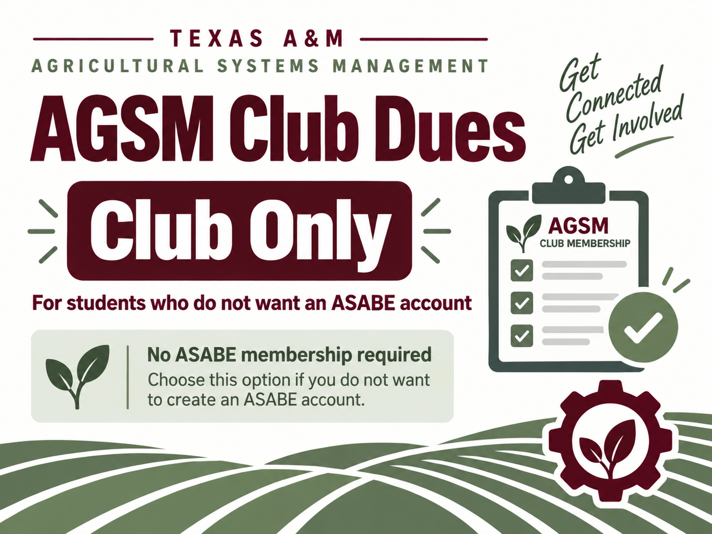 AGSM $25 Dues