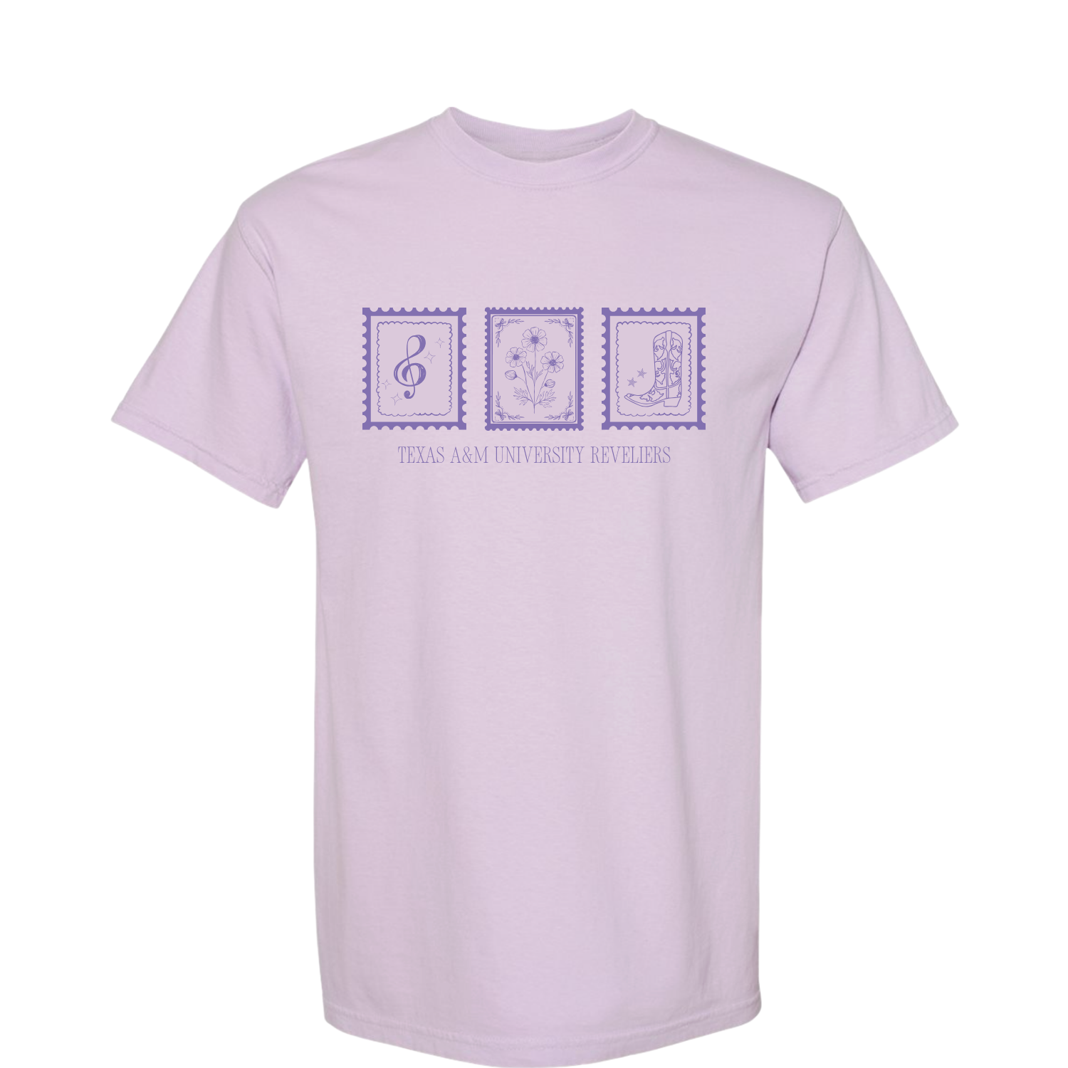 Reveliers Spring Merch Fundraiser- Stamp Tee