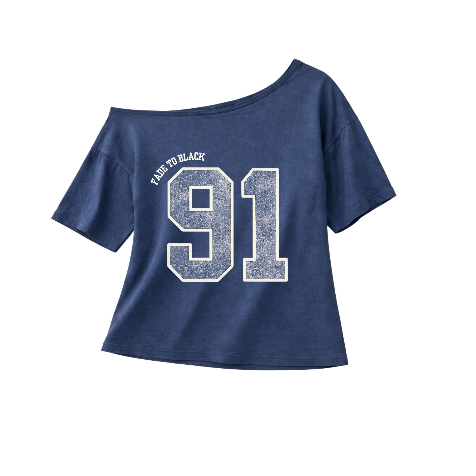 Blue Cut Out 91 Tee