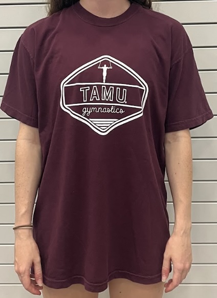 TAMU Gymnastics Diamond Maroon Shirt