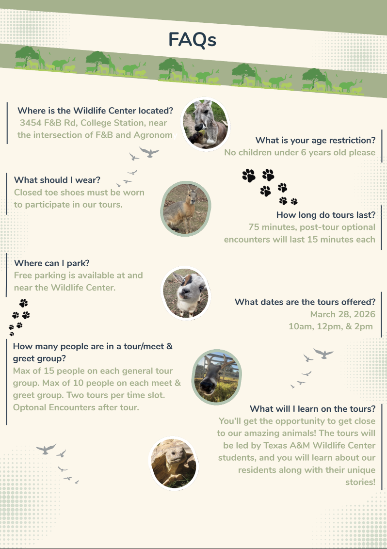 Winnie Carter Wildlife Center Tours