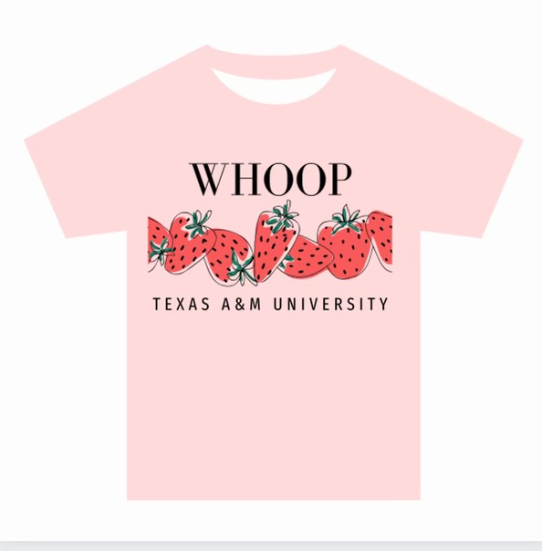 Fall 23 Pink Strawberry Shirts