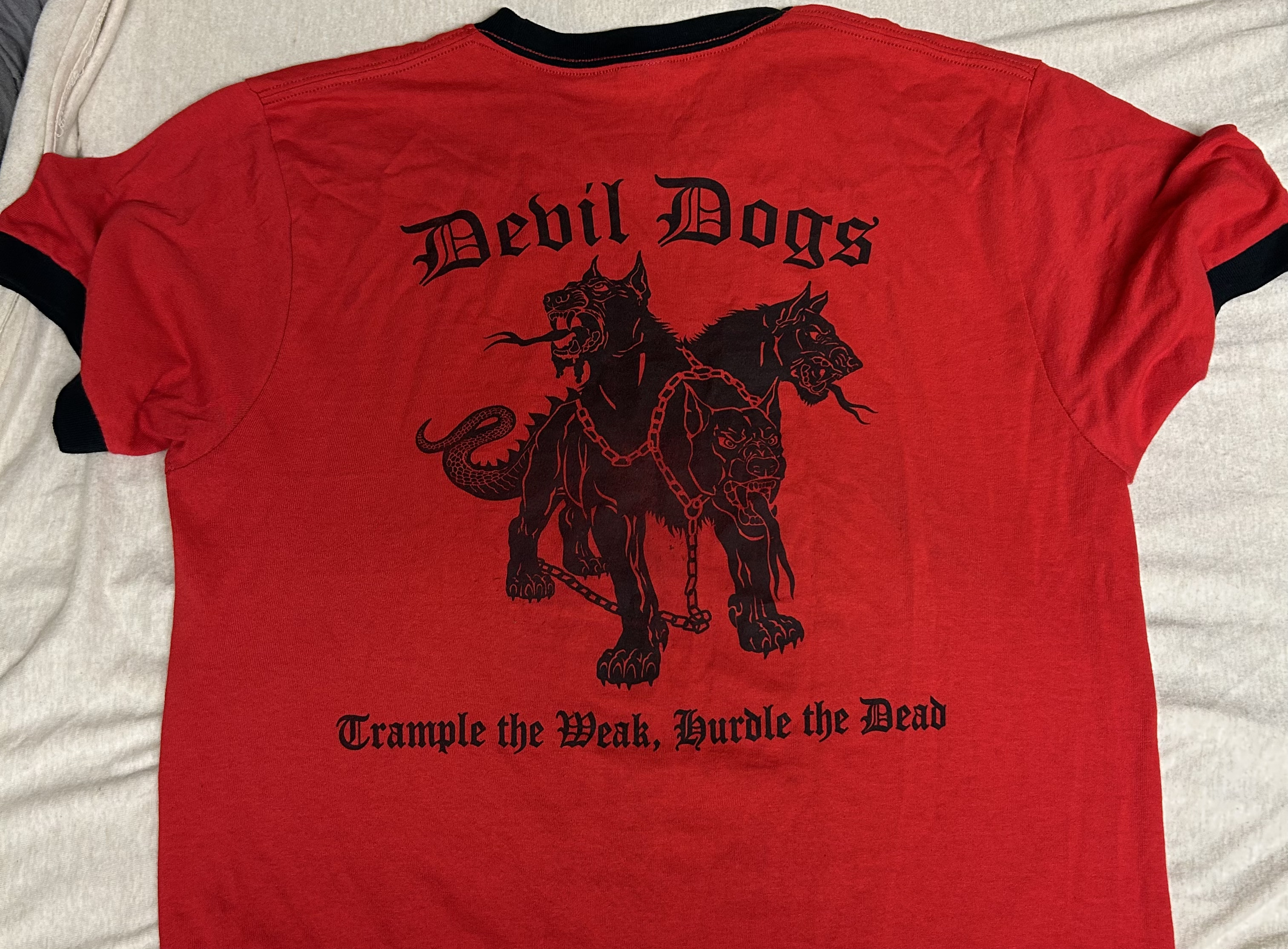 1st Platoon Red Ringer Tee
