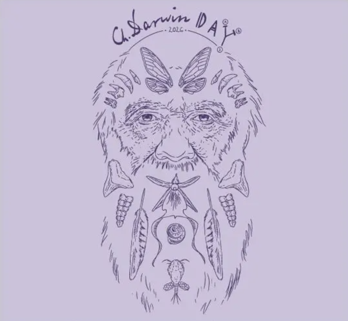 2026 Darwin Day t-shirt