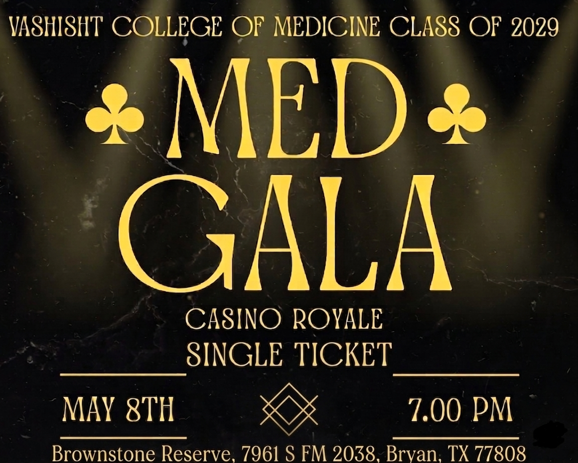 Class of 2029 Casino Royale Med Gala Individual RSVP Form