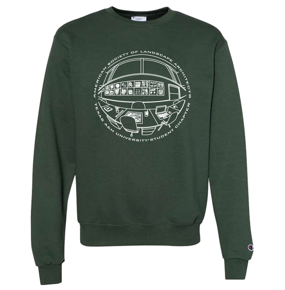 GREEN ASLA Crewnecks