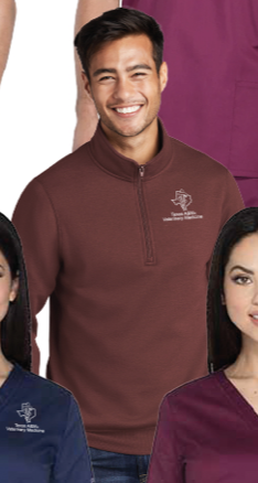 TAMU Vet Med 1/4 Zip Sweatshirt