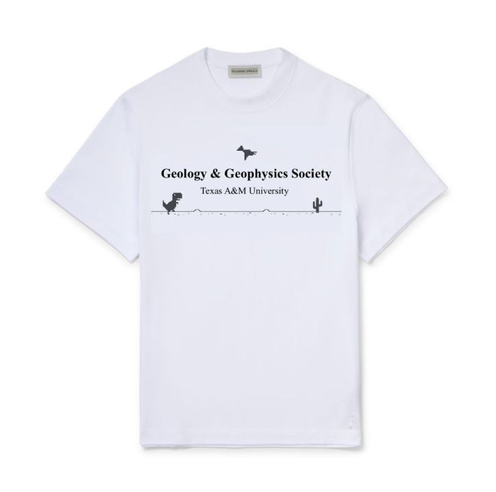 White Dino Pixel Shirt