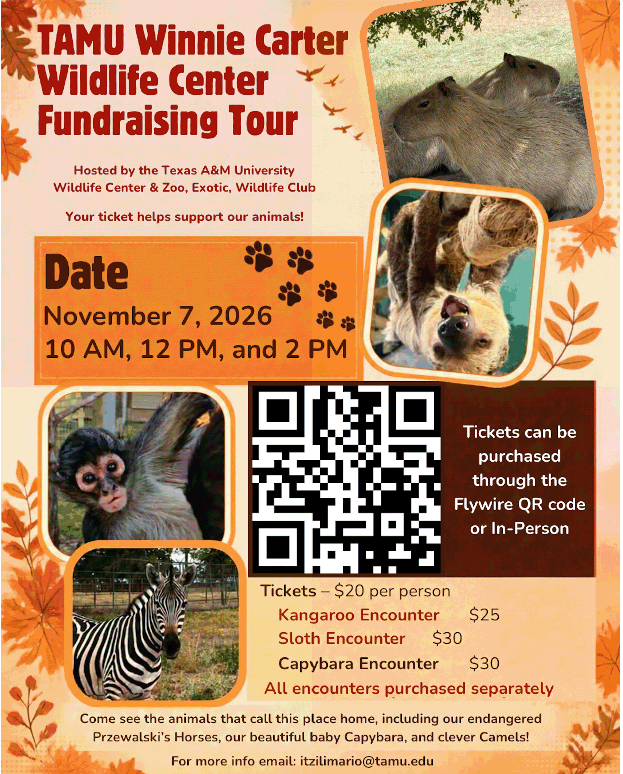 Winnie Carter Wildlife Center Tours