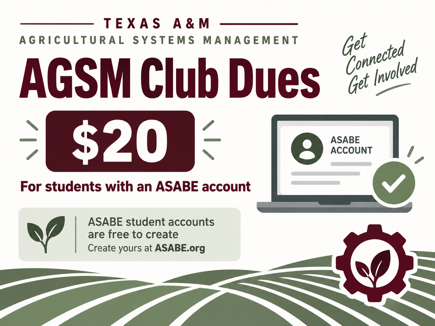 AGSM $20 Dues Image