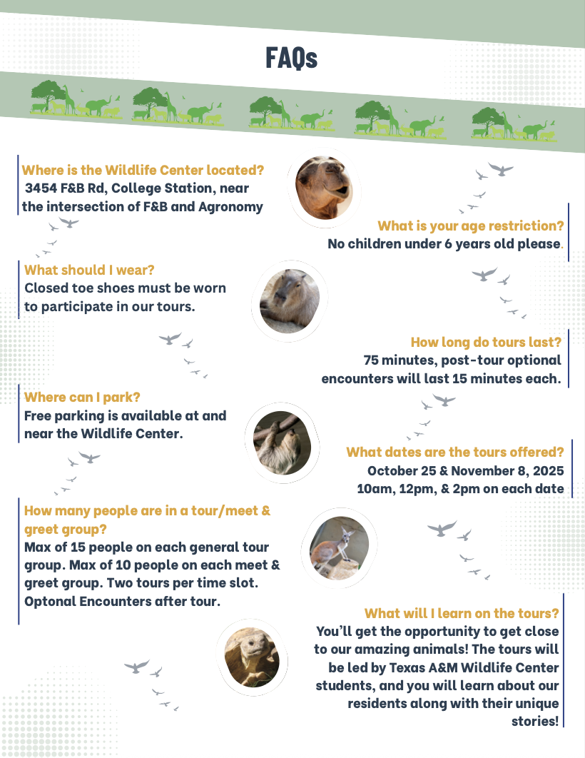 Winnie Carter Wildlife Center Tours