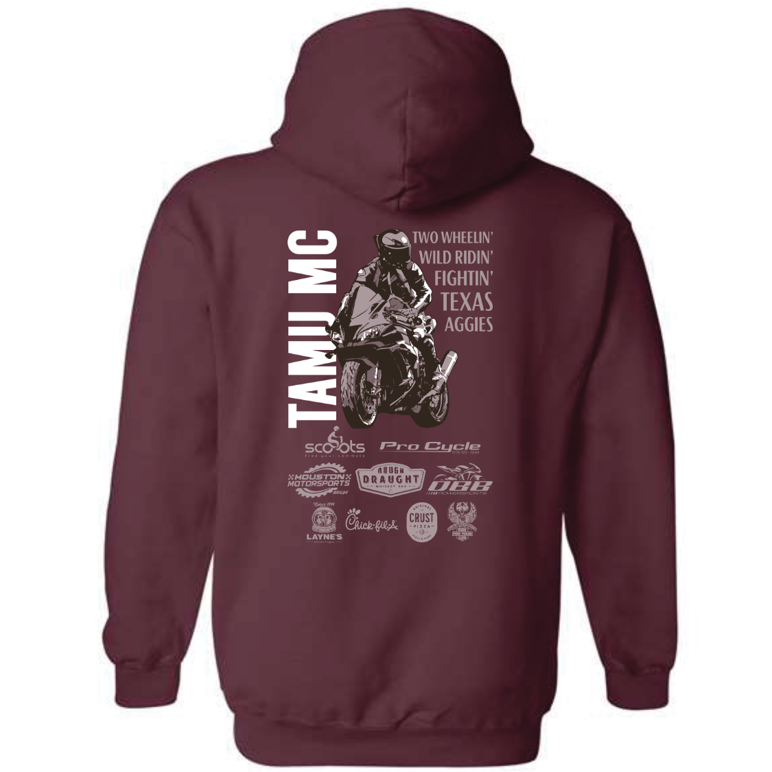 Texas A&amp;M Motorcycle Club Hoodie