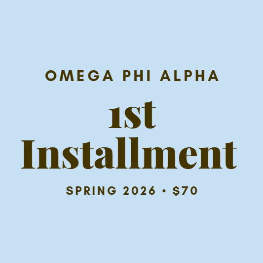 Chapter Dues (First Installment)