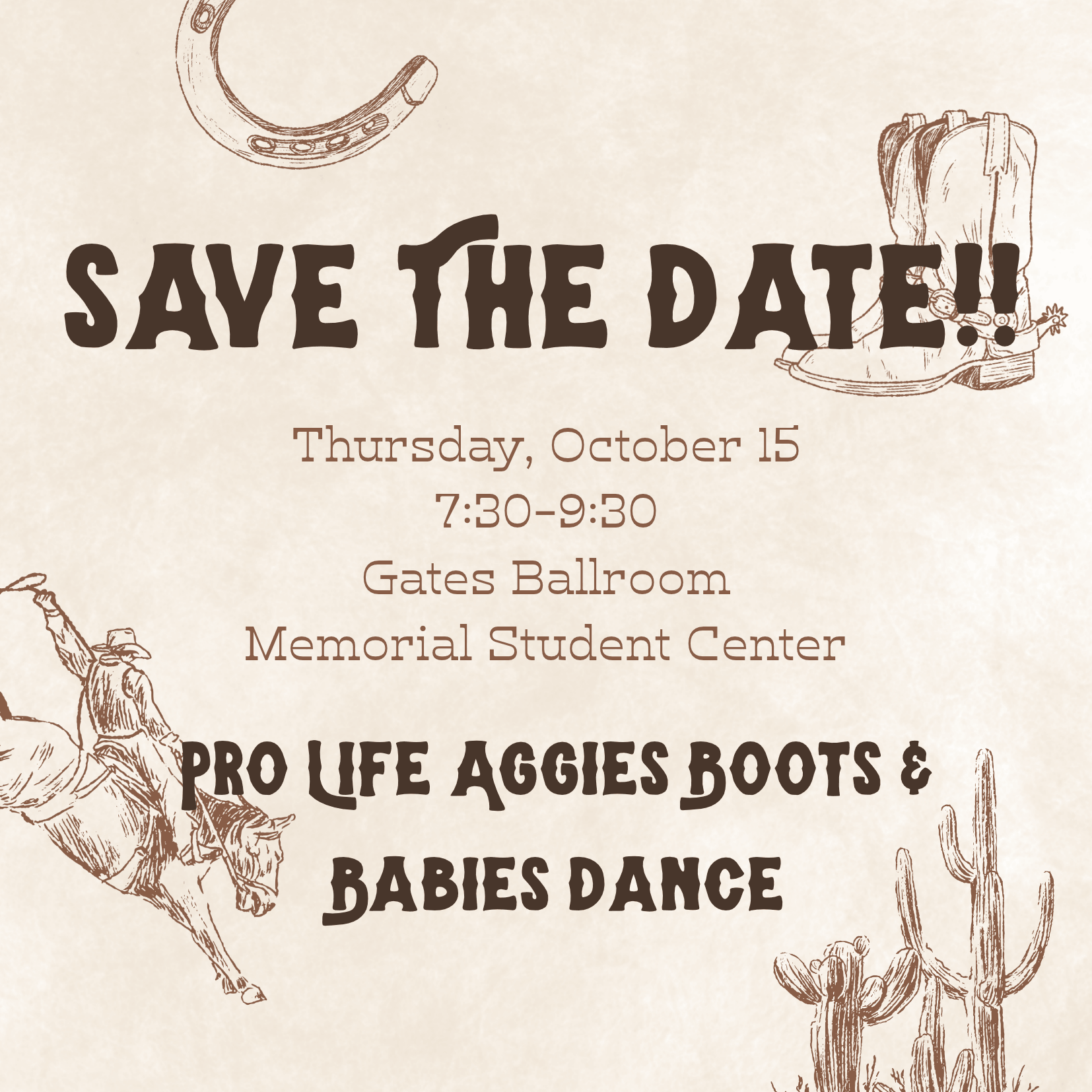 Boots and Babies Dance Tickets - Fall 2026