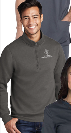 TAMU Vet Med 1/4 Zip Sweatshirt