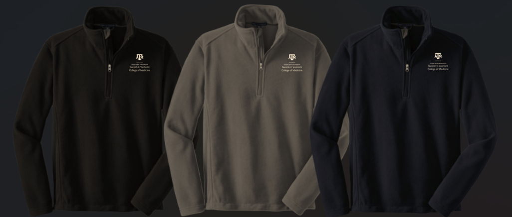Quarter Zip Fleece Jacket - TAMU College of Medicine