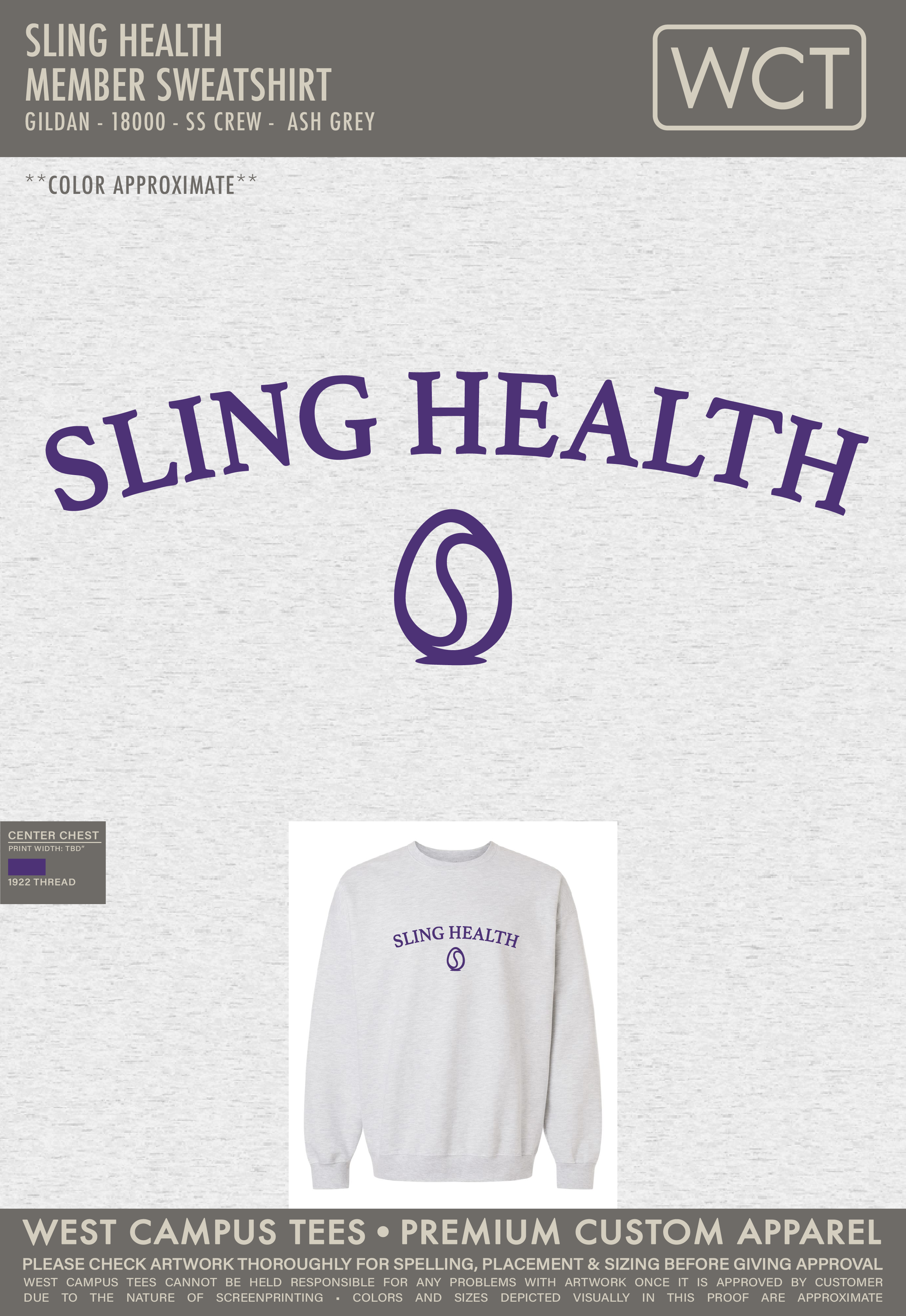 Sling Health Member Sweatshirt