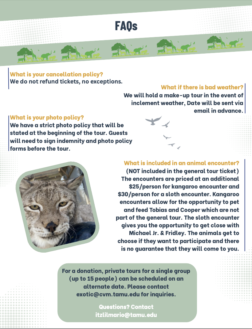 Winnie Carter Wildlife Center Tours
