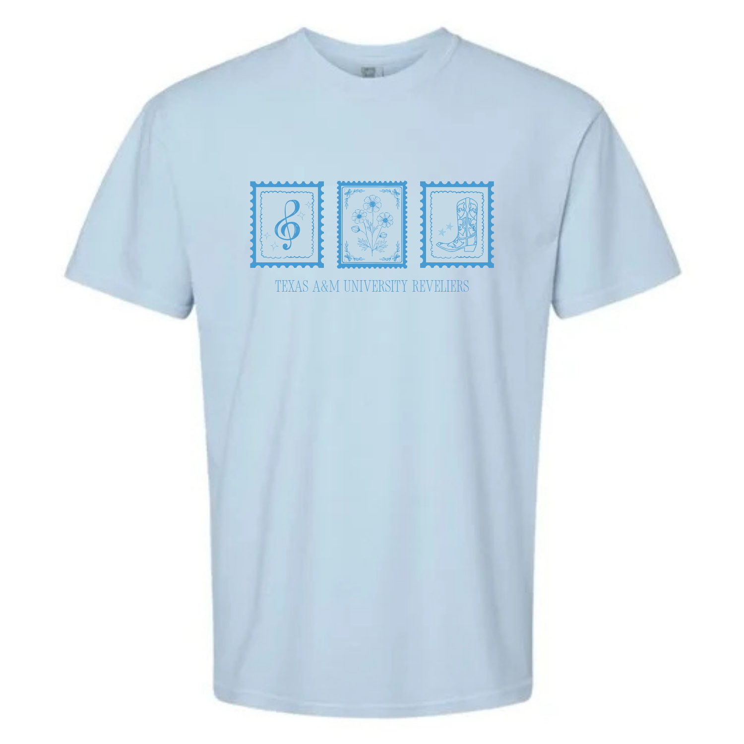 Reveliers Spring Merch Fundraiser- Stamp Tee