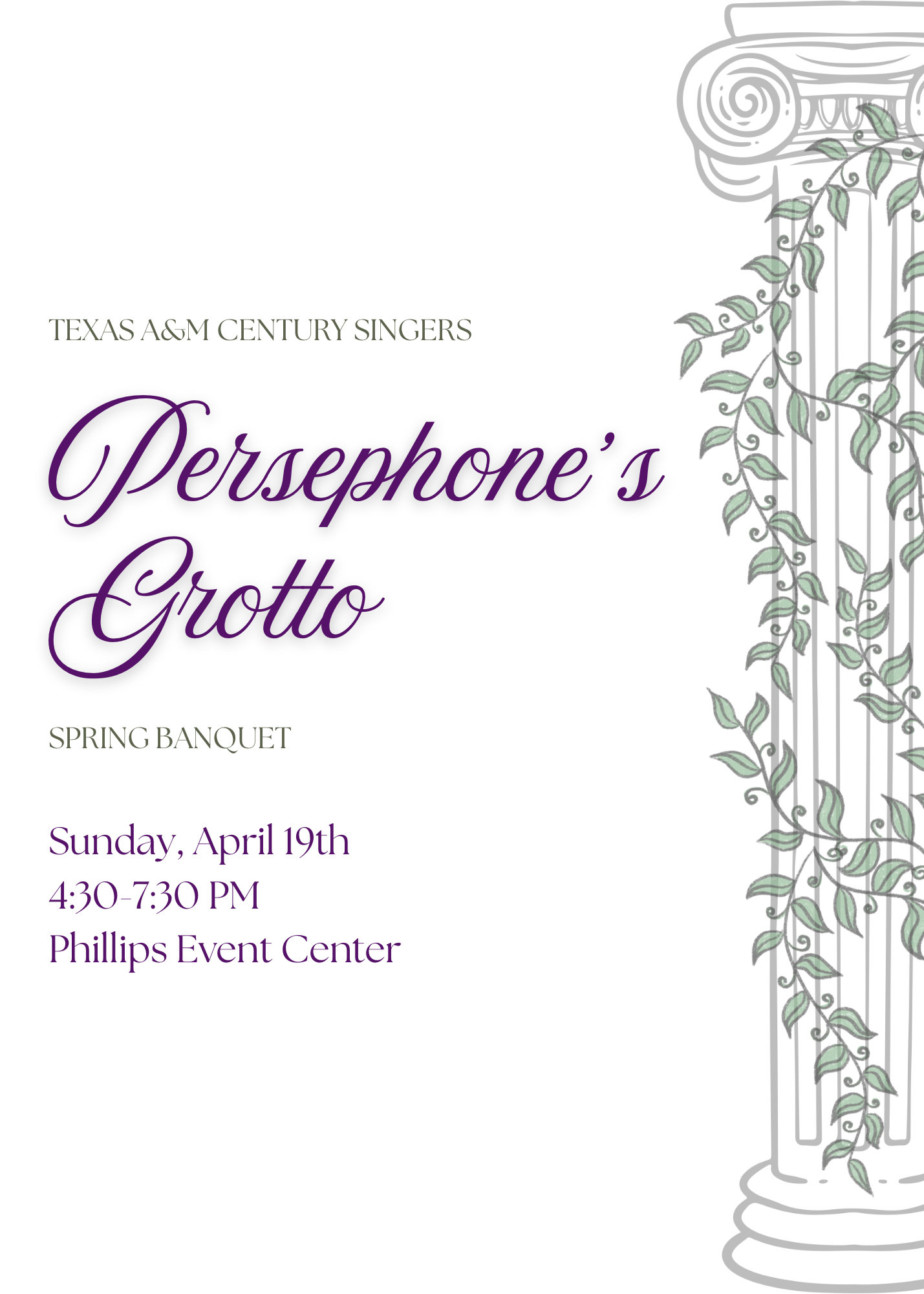 Century Singers Spring Banquet 2026