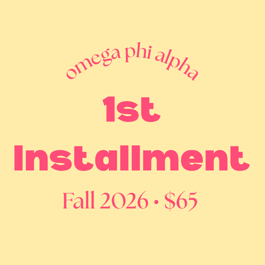 1st Installment Fall 2026 is $65