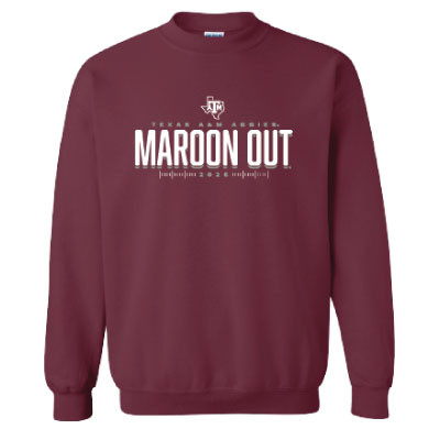 2026 Maroon Out Printed Crewneck
